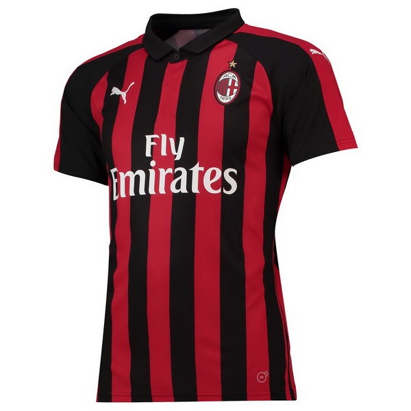 Maillot Football AC Milan Domicile 2018-19 Rouge